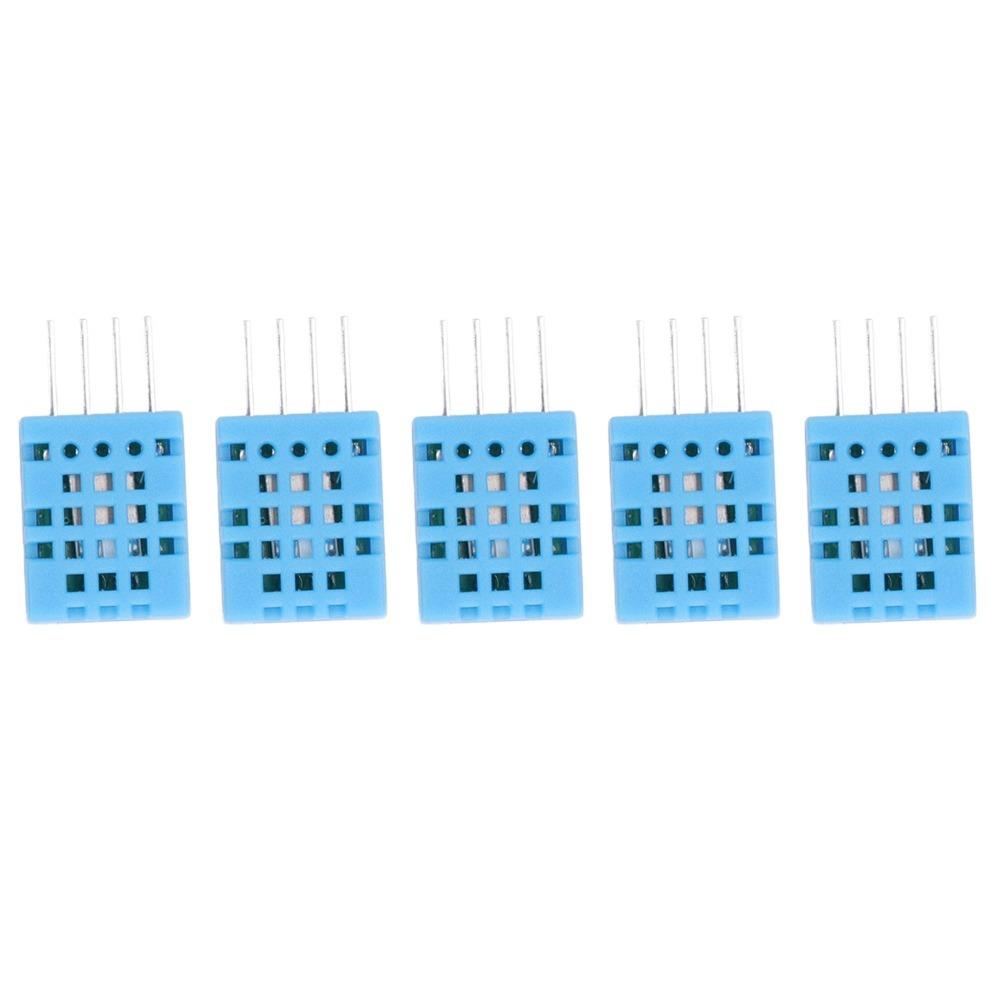 

5PCS Digital Temperature & Humidity Sensor 3.3V-5.5V -20 to 60°C DHT11 Module Anti Interference High Sensitivity Bundle1