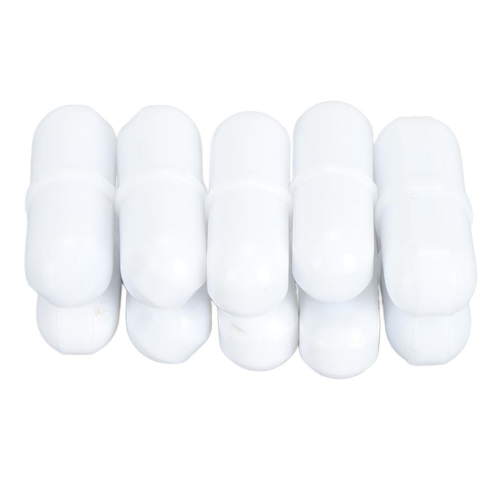 10 st Magnetiska omrörare 9x28mm Temperaturtålig PTFE Magnetisk omrörare Mixerstav för Lab