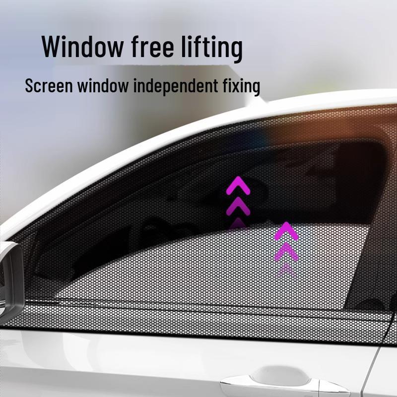 Sedan Car Window Anti-Mosquito Mesh Sunshade and Insect-Proof Net