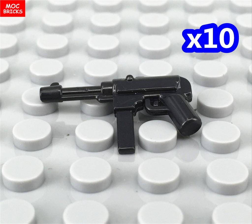 MOC Bricks Sleeve Sword Gun Knife Whip Bow Arrow Oil Bottle Box Soldier Army Action Figure Building Blocks Dolls Boys Toys