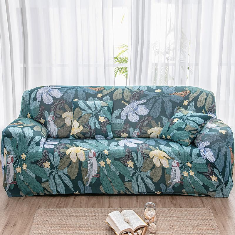 Elastic Floral Printed Sofa Covers for Living Room Strecth Case Pets Kids Anti-dust Big Sofa Slipcovers Couch Cover Chair Cover