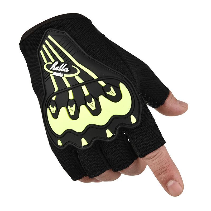 

Перчатки для велоспорта на открытом воздухе, гоночные, мужские, с половиной пальцев, противоскользящие, износостойкие, защитные, для фитнеса, для горного велосипеда, велосипедные, женские One Size