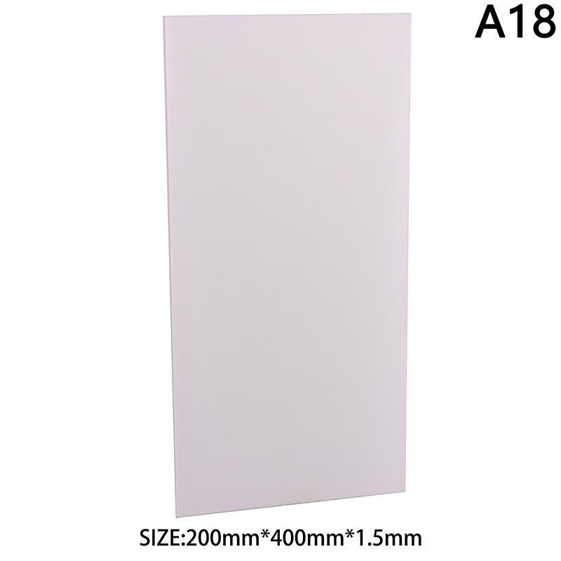 1Pc PS Hard Plastic Diffuser Sheet Thickness Plastic Led Light Milky Translucent Blanks Plate 1mm 1.5mm 2mm 3mm DIY Crafts