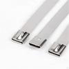 100 4 Stainless Steel Cable Ties Self Locking Zip for Home Garage Workshop