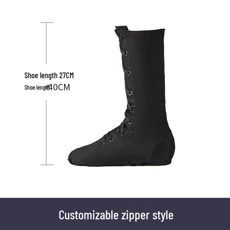 Sommer Canvas Jazzschuhe - High-Top für Kinder & Erwachsene, Mädchen Übungs-Jazzstiefel