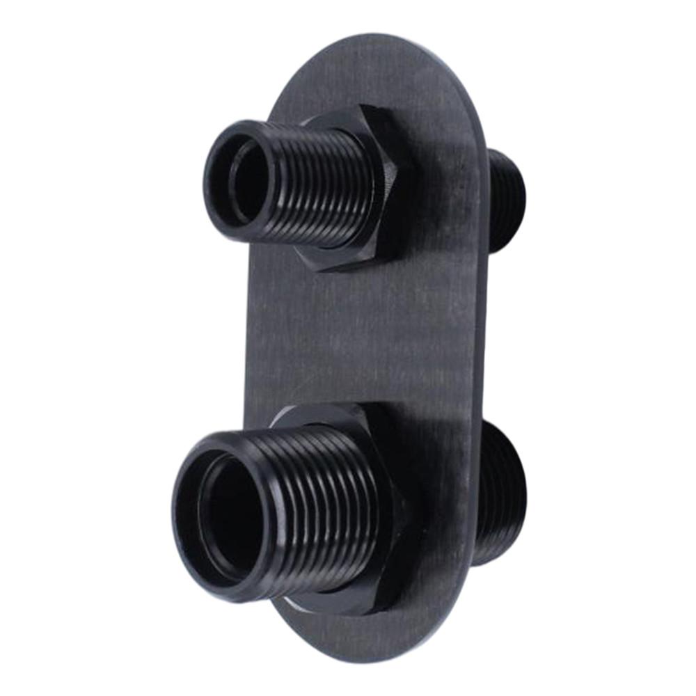 2-Port Billet Aluminum Firewall Heater&A/C Bulkhead Connector Hot Rod 181152-100