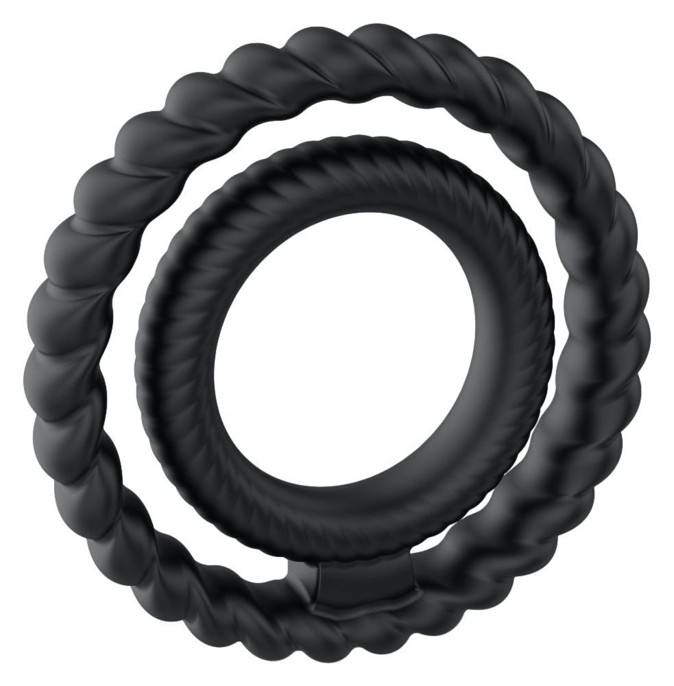 Double Anneau pénien Dual Ring Dorcel 43mm - Dorcel - Ballstretchers Souples
