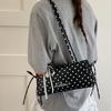 Fashionable Polka Dots PU Leather Sweet Girls Underarm Bag Women's New Fashion All-match Commuter Shoulder Bag Female Daily Use