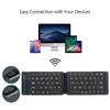 Mini Bluetooth Keyboard Rechargeable Foldable Keyboard Wireless Folding Keyboard  Office