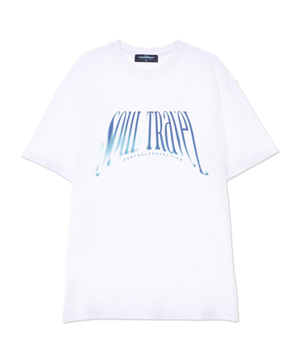 Astral Projection Soul Travel Supima Cotton Round Neck Short Sleeve T-Shirt_White L