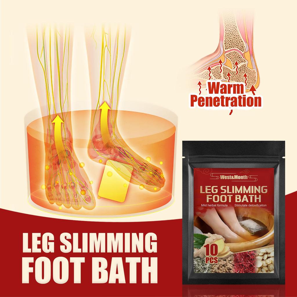 Ginger Foot Soak Herbal Pack Relieve Leg Soreness Swelling Discomfort Expel Cold Disperse Dampness Foot Bath Kit