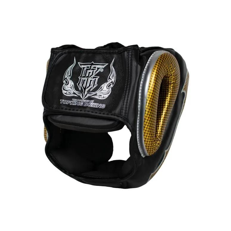 Top King Empower Boxing Helmet Black/Gold M