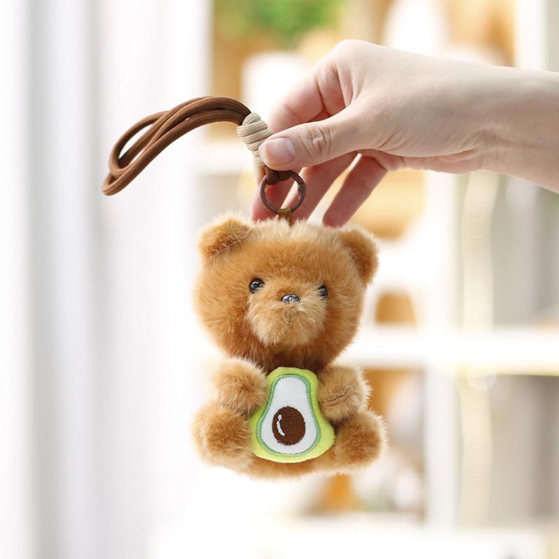 Chaveiro de Pelúcia de Elefante Para Meninas Decoração de Animal Fofa Presente