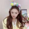 Yousheng Caterpillar Headband Girls Plush Texture Cartoon Shape Rich Color Makeup Wash Face Hair Hoop Hair Fixing Accessory