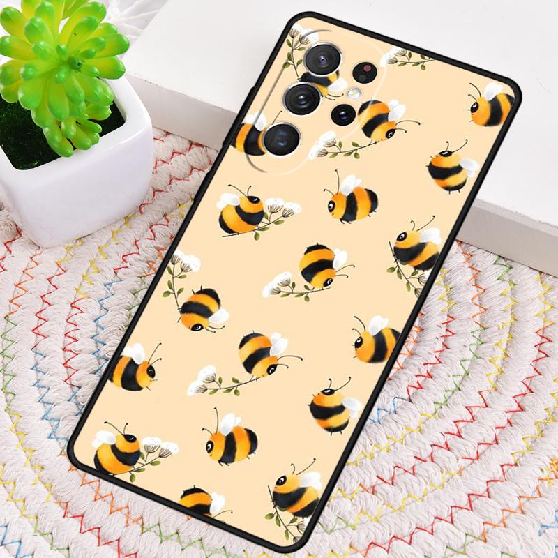 Midsummer bee garden honey guards Silicone Phone Case For Samsung Galaxy note 10 pro S26 S25 S24 S23 S22 S21 Plus Ultra Cover