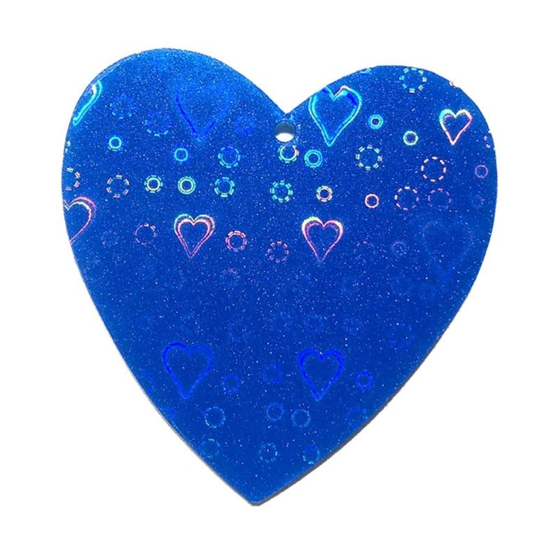 Shiny Light and Shadow Ornaments Silicone Epoxy Keychain Mold DIY Earrings Pendant Jewelry for Valentine Gift Crafts