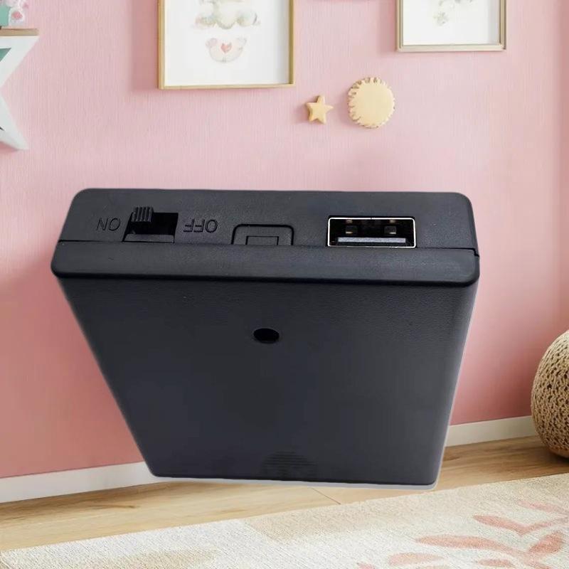 1 Pc 4 Slots Battery Holder No.5 Battery Holder AA Battery Case With Switch With USB Socket AA Battery Box