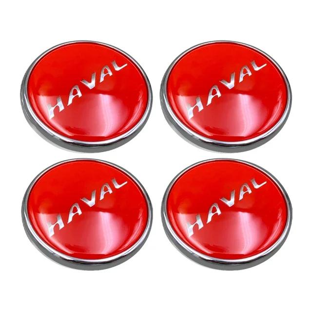 4pcs Car Wheel Hub Caps Center Cover Decoration Badg Logo Accessories For Haval F7 F7X Jolion H6 2019 2020 2021 2022