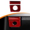 Carbon Fiber Co-Pilot Storage Box Switch Cover Trim For Ford Mustang 2015-