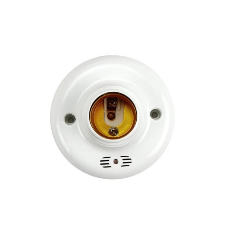 1 kus Zvukový Hlasový Ovládací Zpožďovací Spínač Adaptér Patice Žárovky E27 Šroub Senzorová Patice Lampy Ac220V Držák LED Žárovky