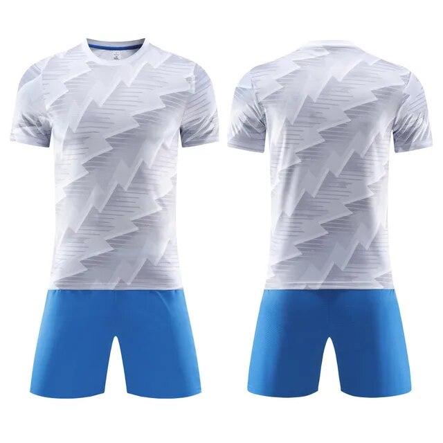 Erwachsene Kinder Fußball Jersey Anpassen Fußball Uniformen Shirts Männer Futsal Sportwear Kit Frauen Fußball Trainingsanzug Sport Anzug Kleidung