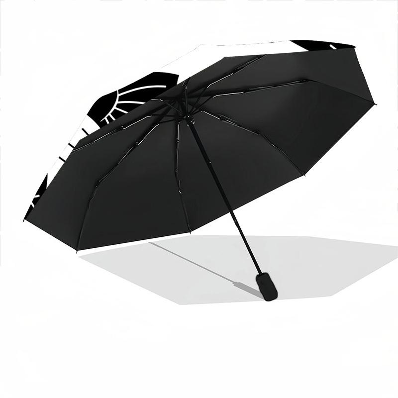 1pc Fish School Automatic Open/Close Umbrella Compact Folding Umbrella, All-Season Portable Umbrella for Women/Men F1124347