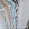 2Pcs Diy Nail Art Decor Mesh Yarn Lace Nail Diamond Fabric Butterfly Knot Nail Drill Ribbon Nail Stickers Manicure Accessories