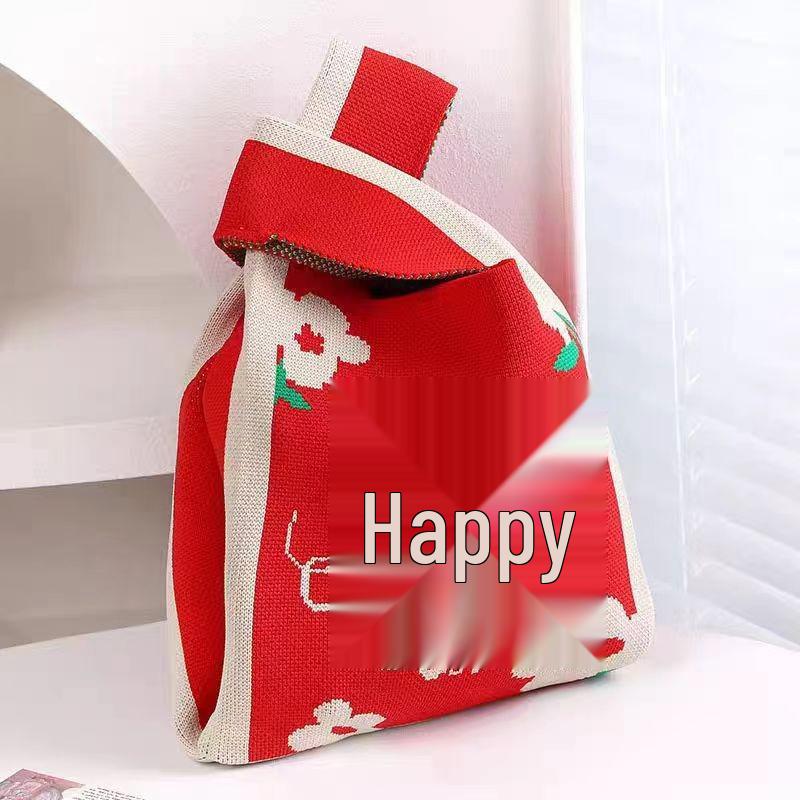 Damen Dick Gestrickte Gewebte Tragetasche - Geschenk- & Souvenir-Handtasche