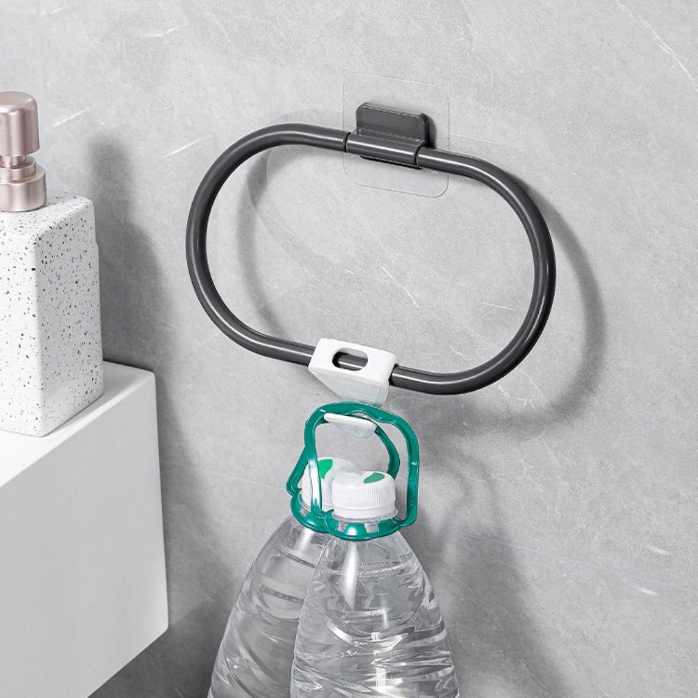 No Drilling Bathroom Towels Rack Self-adhesive Towel Bar New Towel Holder  Bathroom Kitchen