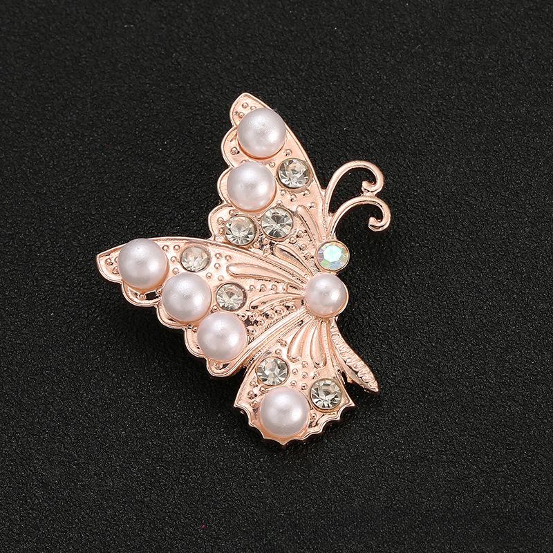 Butterfly Brooch Feminine Charm High Appearance Level Cardigan High-end Exquisite and Retro Brooch