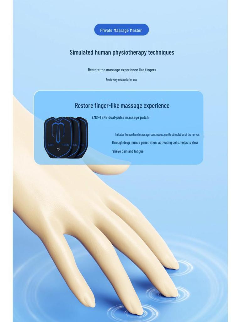 Dual Output EMS Meridian Therapy Massager for Shoulder & Neck