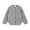 ELLE KIDS Mädchen Steppjacke mit Tweed-Muster in Heather Grey