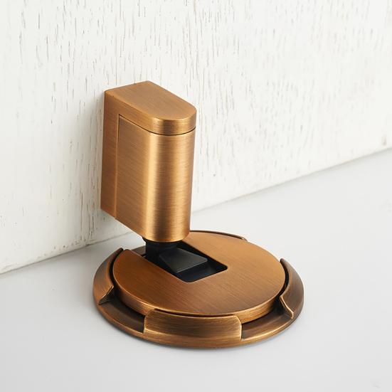Mechanical Door Stopper Wall Protector Heavy Duty Zinc Alloy Adjustable