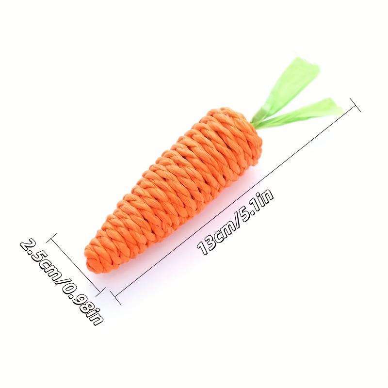 

Realistic Carrot Cat Chew Toy with Bell, Interactive Crispy Design, and, Durable Cardboard Structure, Safe Indoor Outdoor Play 1pcs белый