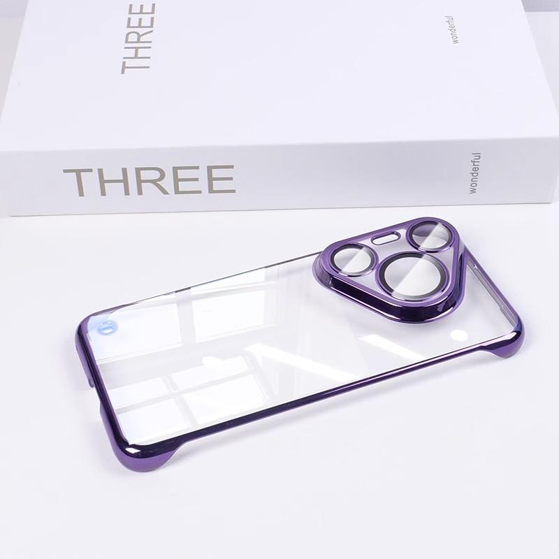 Applicable To Huawei Pura70pro Mobile Phone Case Transparent Borderless Lens All-inclusive Pura70 Anti-drop Protective Case Hard +