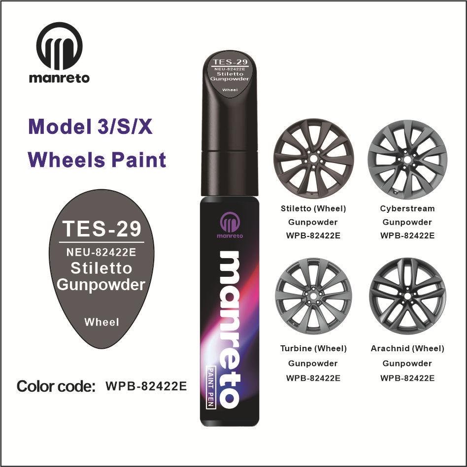 Tesla Model Y Pearl White Black Model 3 Series Starry Sky Gray Special Colorful Paint Pen Car Wheels Paint Care Pen