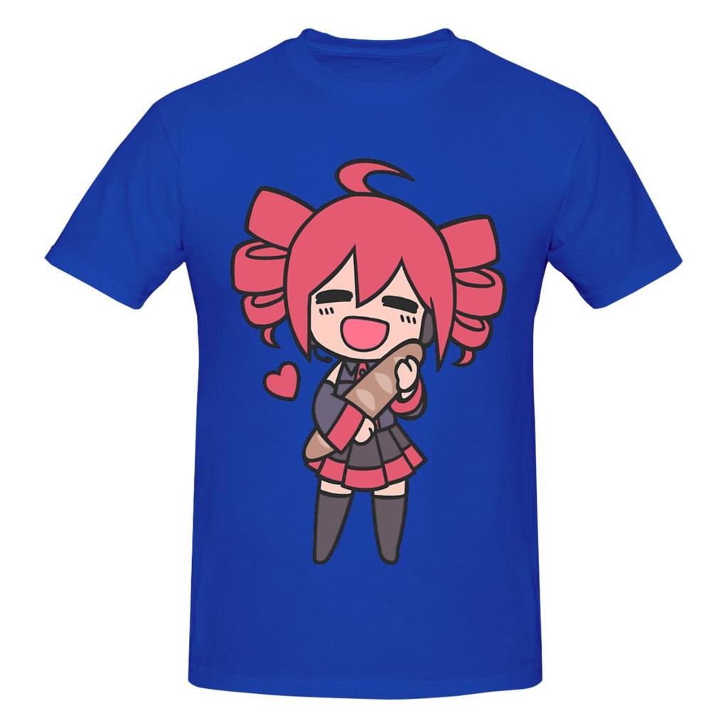 Unisex Kasane Teto Geschenke T-Shirt Vintage Baumwolle Rundhals T-Shirt Mann