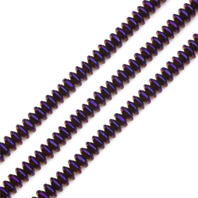 Handmade Nano-Plated Black Bile Beads: Round Electroplated DIY Jewelry Accessories