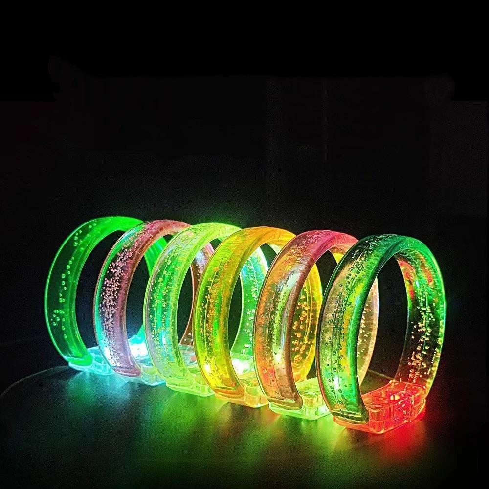 10 Pieces Plastic Light Up Bangle Glow in The Dark Luminous Wristbands  Concerts
