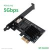 WisdPi PCIe x1 5Gbps Wired Ethernet Adapter Realtek RTL8126 3.0 Base-T (WP-NA5000)