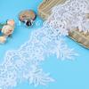 Bleached White Car Bone Lace Lace Wedding Dress Lace Fabric Lace Decorative Clothing Accessories