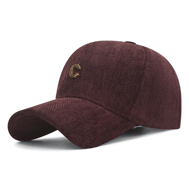 

Letter Hard Top Sunshade Baseball Cap Couple Spring Autumn Hat темно-красного