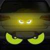 2pcs/Set Reflective Car Stickers - Improve Your Vehicle's Visibility and Safety with Devil Eye Stickers!
