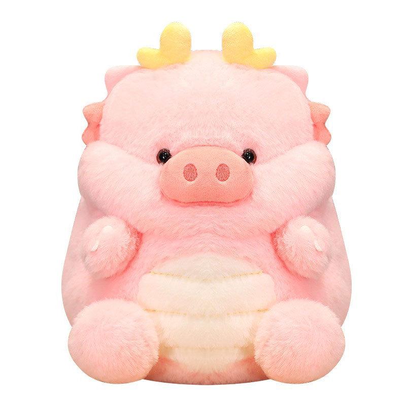 Adorable Dragon Pig Plush Toy: Dragon Baby Cushion Doll Birthday Gift.
