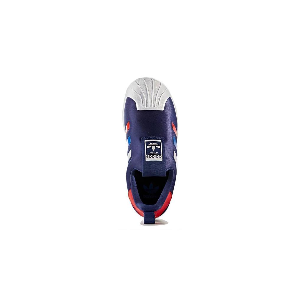 Adidas Originals Superstar 360 C Low top Skateboard Shoes Blue Red Children Aged 3 7 Years Old BA8046