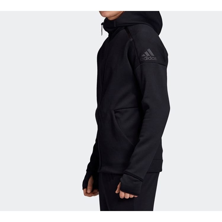 adidas Z.N.E Jackets Men's Black Hooded Moderate Other EB5230