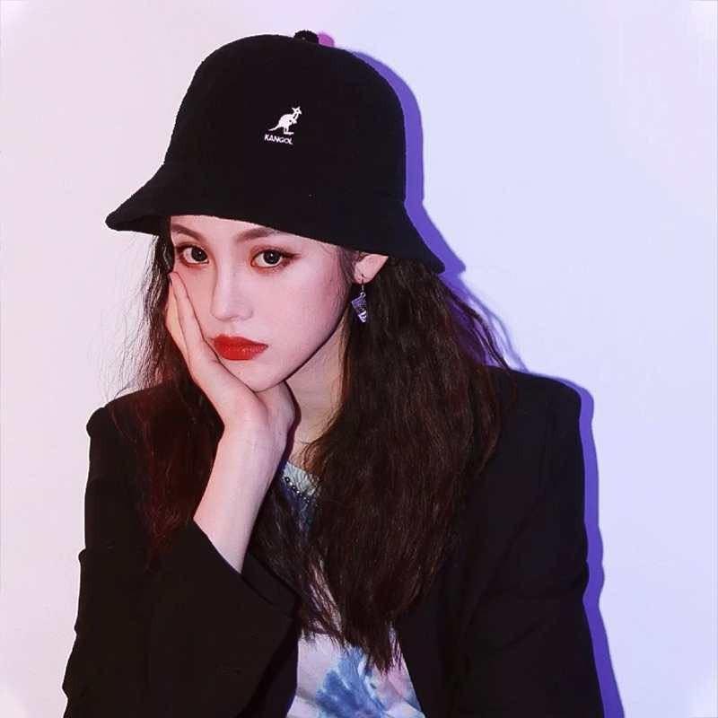 Bucket hat sun hat, men's and women's big head circumference trendy brand towel Hyunya hat, basin hat, dome