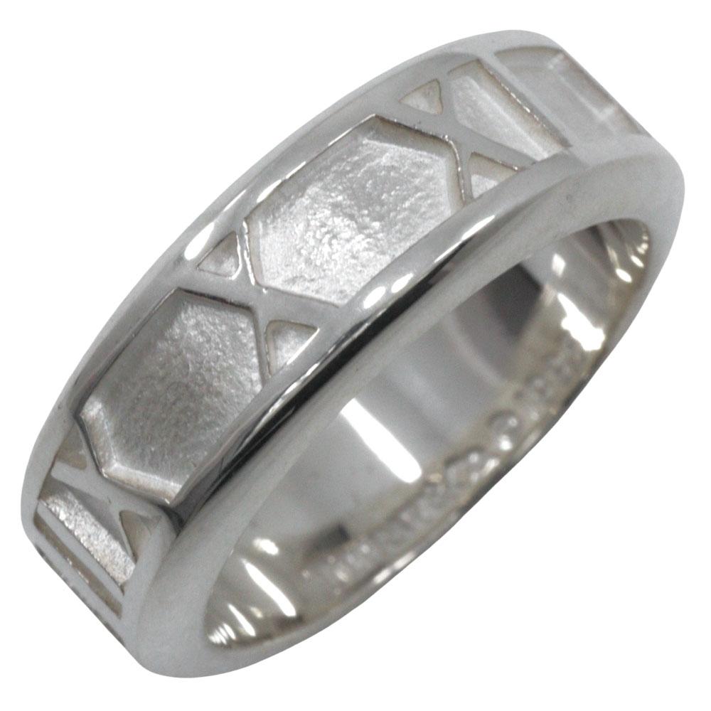 TIFFANY&Co. Atlas Ring Silver925 #4.7(US Size) 5.1g Women Used