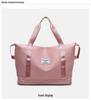 Expandable Water-Resistant Sports Bag with Wet/Dry Separation for Travel & Outdoor Activities