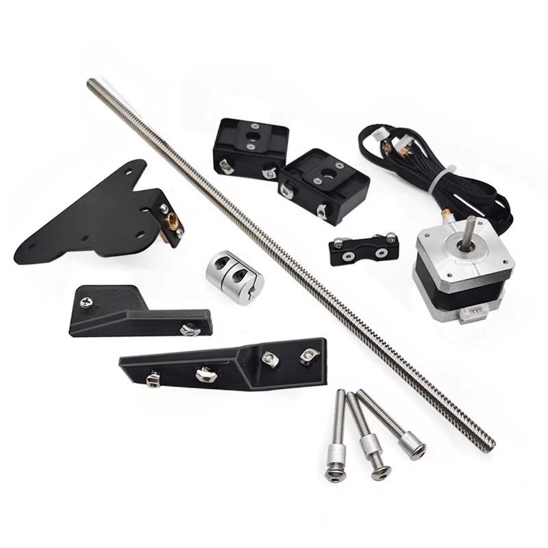 3D-skriverdeler for Ender 3 Dobbel Z-akse Oppgraderingssett DIY-sett Med Skrue Steppermotor for Creality Ender 3 V2 Ender 3 Pro CR10